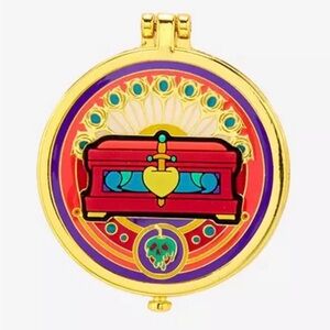 Disney Evil Queen Compact Mirror Loungefly Pin - Rubberized - Snow White